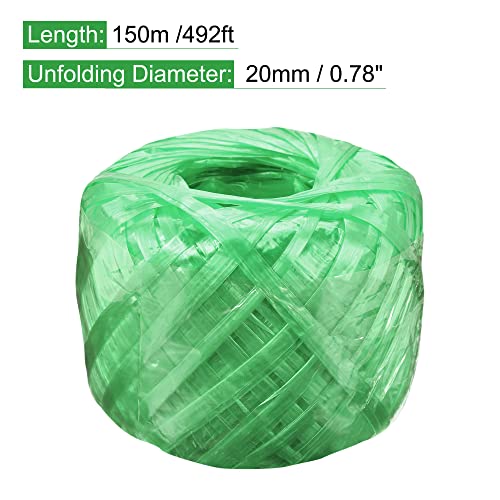 Meccanixity Polyester Nylon Plastic Rope Twine Household Bundled For Packing Gardening Craft,150M Length,Green #TOP1
