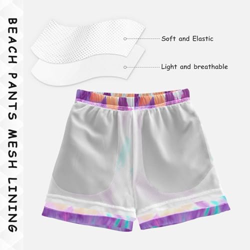 Boys Swim Trunks Purple Blue Tie Dye Toddler Swim Shorts Boys Bathing Suit Swimsuit Toddler Boy Swimwear 2T 202c16974