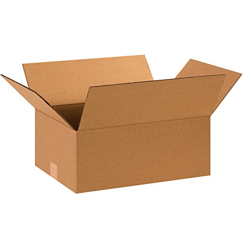 Image of BOX USA 15 x 11 x 6 Corrugated Cardboard Boxes, Medium 15 inchL x 11 inchW x 6 inchH, Pack of 25 | Shipping, Packaging, Moving, Storage Box for Home or Business, Strong Wholesale Bulk Boxes