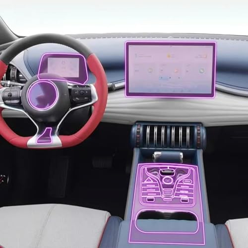 Écran LCD voiture BYD Yuan Pro film protection console centrale TPU