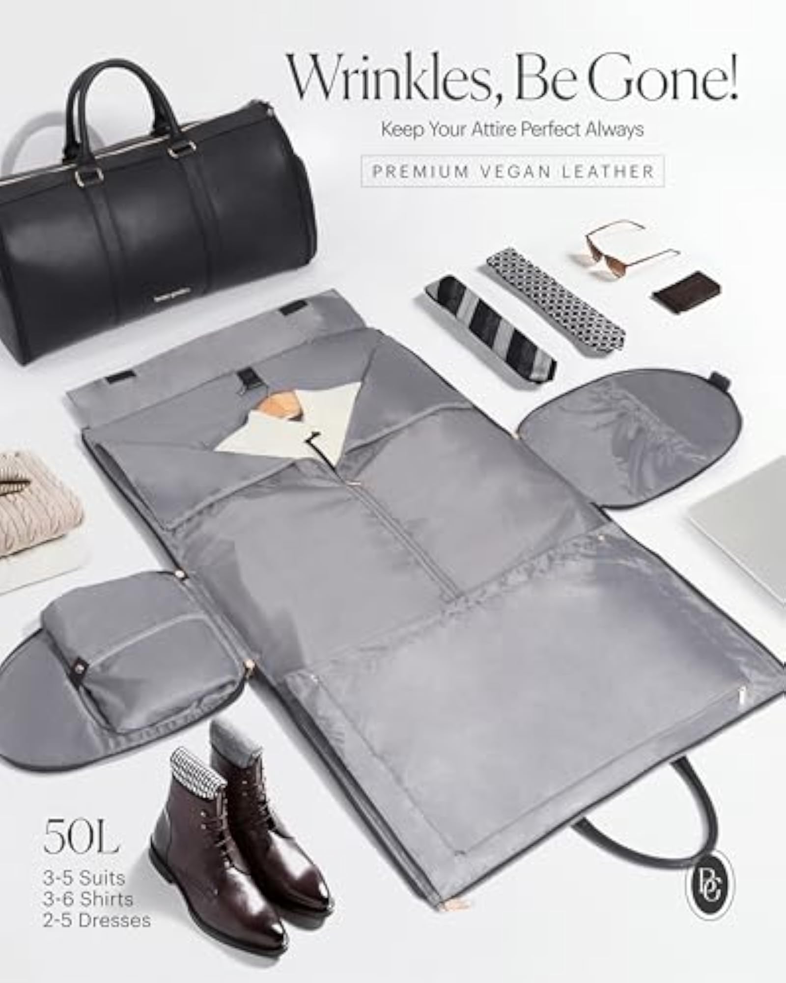 Travel Garment Bag Carry On, Convertible Garment Bags