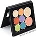 Beauty Junkees Magnetic Eyeshadow Makeup Palette Empty Small Compact Make Up Pallete for Depotting Eye Shadow, Blush, Contour, Bronzer, Highlighter Pans, Black Travel Case with Mirror Metal Stickers