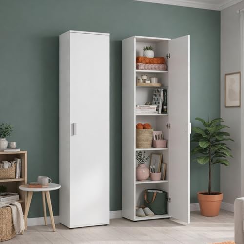 Home Collective Mehrzweckschrank Schmaler Schrank 40 cm mit...