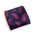 Produktbild Owenqian Herren TaschentüCher, Seide Big Flower Suit Pocket Square Männer Square Taschentuch