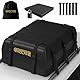 GADLANE Autodachtasche - 20 Kubikfuß wasserdichte Dachbox für Autos mit/ohne Dachträger, Anti-Rutsch-Matte, 6 stabile Türhaken, Zahlenschloss, Aufbewahrungstasche (Schwarz)