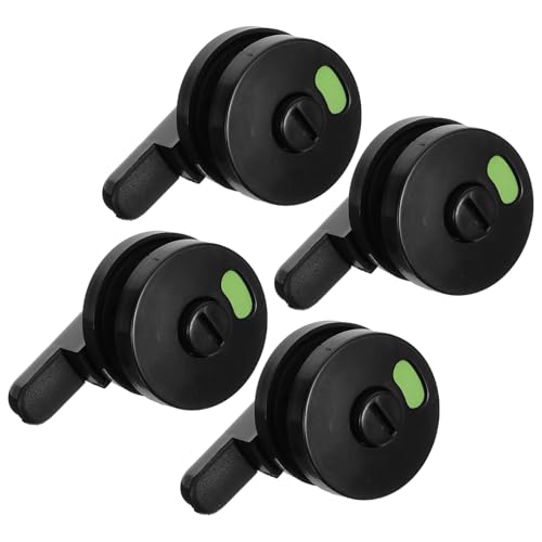Genérico 4 Cerraduras Indicadoras para Puertas de Baño Públicas Cerradura de Privacidad sin Llave Pomo de Puerta de Nylon Resistente Indicador Ocupado/Libre para Mamparas y Aseos
