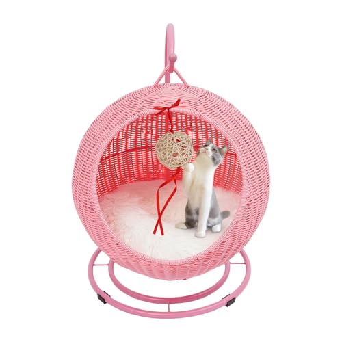 Katzenschaukel Hängende Katzenbett, Platzsparendes Katzenkorb aus...