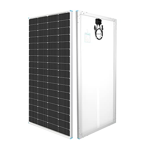 RENOGY Pannello solare monocristallino da 200 W, 12 Volt, pannello solare fotovoltaico, ideale per la ricarica di batterie da 12 V, camper, giardino, camper barca