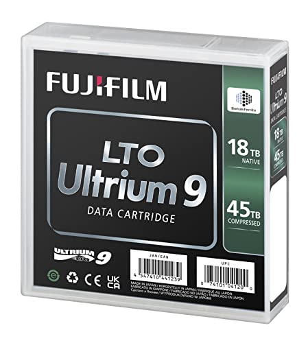 Fujifilm, Lto 9 Ultrium, 18TB Nativa, 45TB Compressi, Bafe - 4