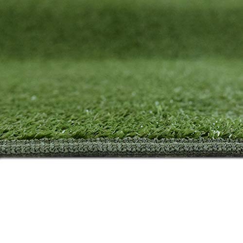 Icustomrug Indoor/Outdoor Turf Rugs And Runners In Green 6'X10' Low Pile Artificial Grass With Bound Pre-Finished Edges - Available In Many Other Sizes And Widths #TOP4