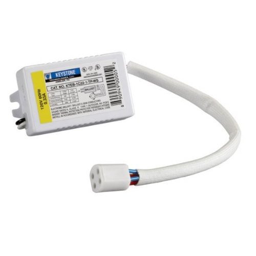 Keystone KTEB-1C22-1-TP-WS Circline (Electronic) Electronic Ballast 1 Lite 22W Small case With Sockets - 120V by Keystone Technologies