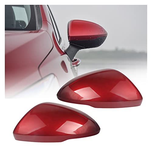 Coques de rétroviseur en plastique ABS robuste rouge pour Cruze - 2