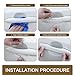 Prywog 8 PCS Car Door Handle Protector, Anti-Scratch Protection Pad, Universal Transparent Bowl Sticker for Most Cars