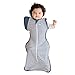 Love to Dream Swaddle Up Transition Bag, Medium (6-8.5kg), Ideal for 20-24°C, Patented Zip-Off Wings, Help Baby Transition from Being Swaddled to Arms-Free When Showing Signs of Rolling, Denim