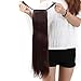 22"(55cm) SEGO Coleta Postiza Larga Pelo Sintético Se Ve Natural [Castaño Chocolate]...