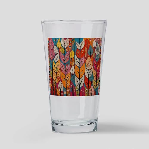 CafePress All The Autumn Leaves Pint Glass, 16 oz. Drinking Glass