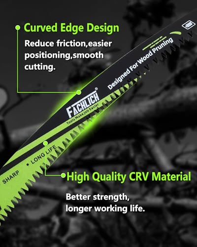 Image of Japanese Teeth Reciprocating Saw Blade 7Inch - Saber Saw Blades Wood Pruning, 4pcs Curved Edge 6TPI for Tree Trimming, Wood /PVC Pipe Cutting, Cr-V Sabre Blades Better Wear Resistance