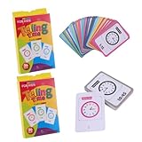 Horloge d'apprentissage de l'heure pour enfants : elle peut contribuer au développement cérébral des bébés, et l'apprentissage avec des cartes mémoire améliore la concentration et la mémorisation. pour apprendre l'heure