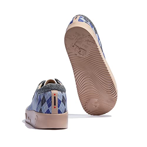 UIN Men's Casual Loafers Slip Ons Comfortable Art Painted Travel Fashion Sneakers3