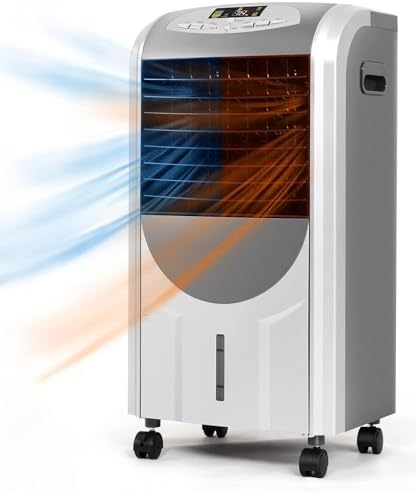 Condizionatore Portatile 3 In 1 RELAX4LIFE Con Serbatoio 10L - Raffrescatore, Ventilatore E Deumidificatore Con Telecomando E Timer - Foto 7