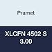 Pramet XLCFN 4502 S 3.00 Carbide Blade for Parting and Grooving, Neutral Hand, Insrt Width 0.122", Max Groove Depth 3.150" for DU Holder, Insert LFMX 3.10.