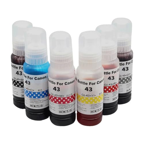 Encre GI-43 GI-33 jaune 70ml pour des tirages photo éclatants sur G540