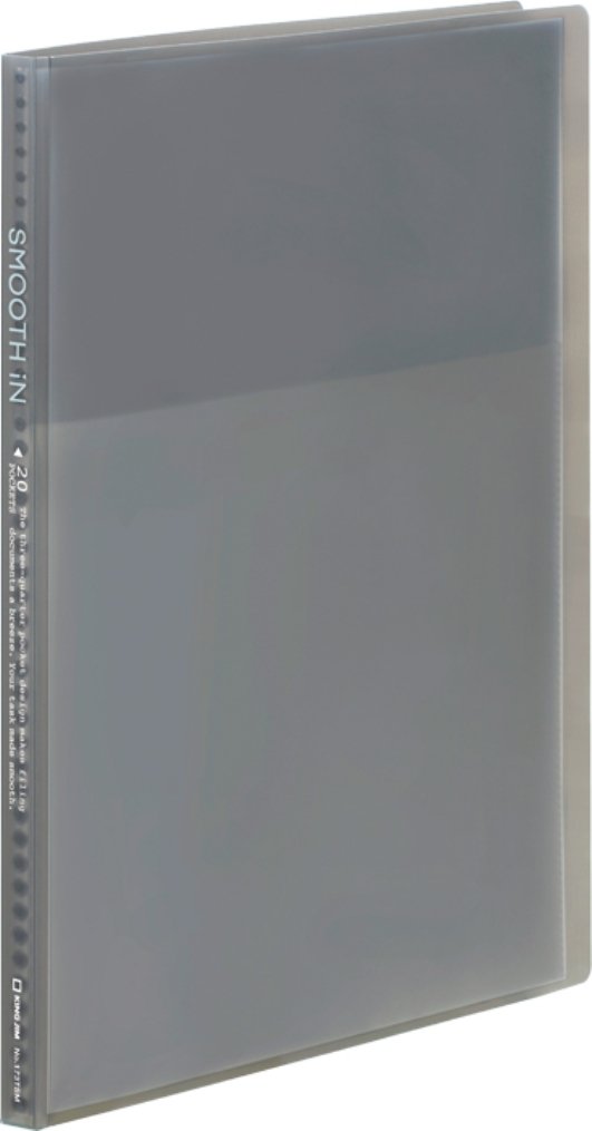 Amazon.co.jp: キングジム クリアファイル スムーズイン 20ポケット A4