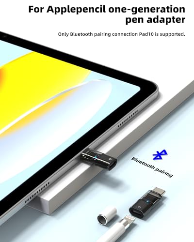 Adaptador de lápiz con carga Bluetooth y conector Lightning a USB C de iPad 2