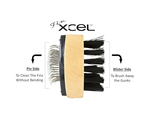 XCEL Dual-Sided HVAC Fin Comb – AC Coil Cleaning Brush for Condenser & Evaporator Coils | Air Conditioner Maintenance Tool