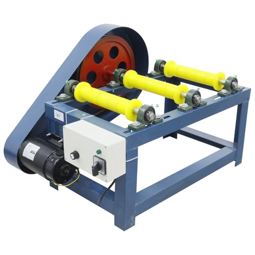 Banfluxion 2 * 5L Ball Mill Grinder, 550W 220V with Dual Ceramic Tanks & Alumina Balls, Horizontal Lab/Industrial Mill for Fine Wet/Dry Grinding of Glaze, Paint, Mineral, Quartz