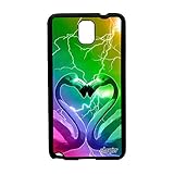 utaupia Coque pour Samsung Note 3 Silicone flamand Rose Pas Cher Animaux cœur Animal Case Dual sim Noir Multicolore Smartphone Oiseau Love Galaxy