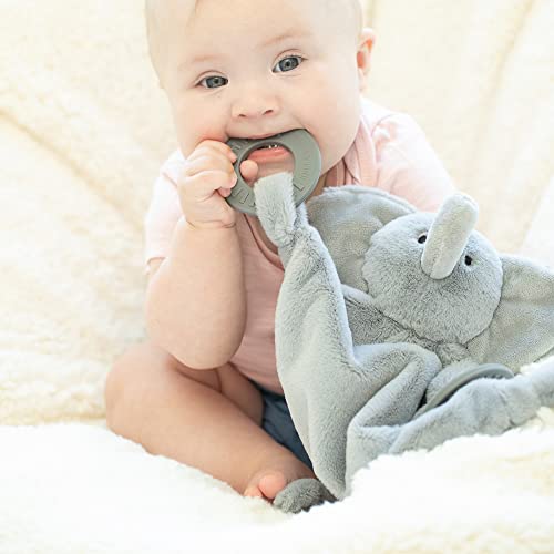 Bella Tunno Teether Buddy – Soft, Plush Baby Lovey With Textured Baby Teether And Gentle Rattling Head, Colorful Animal-Themed Teething Toys (Elephant) #TOP2