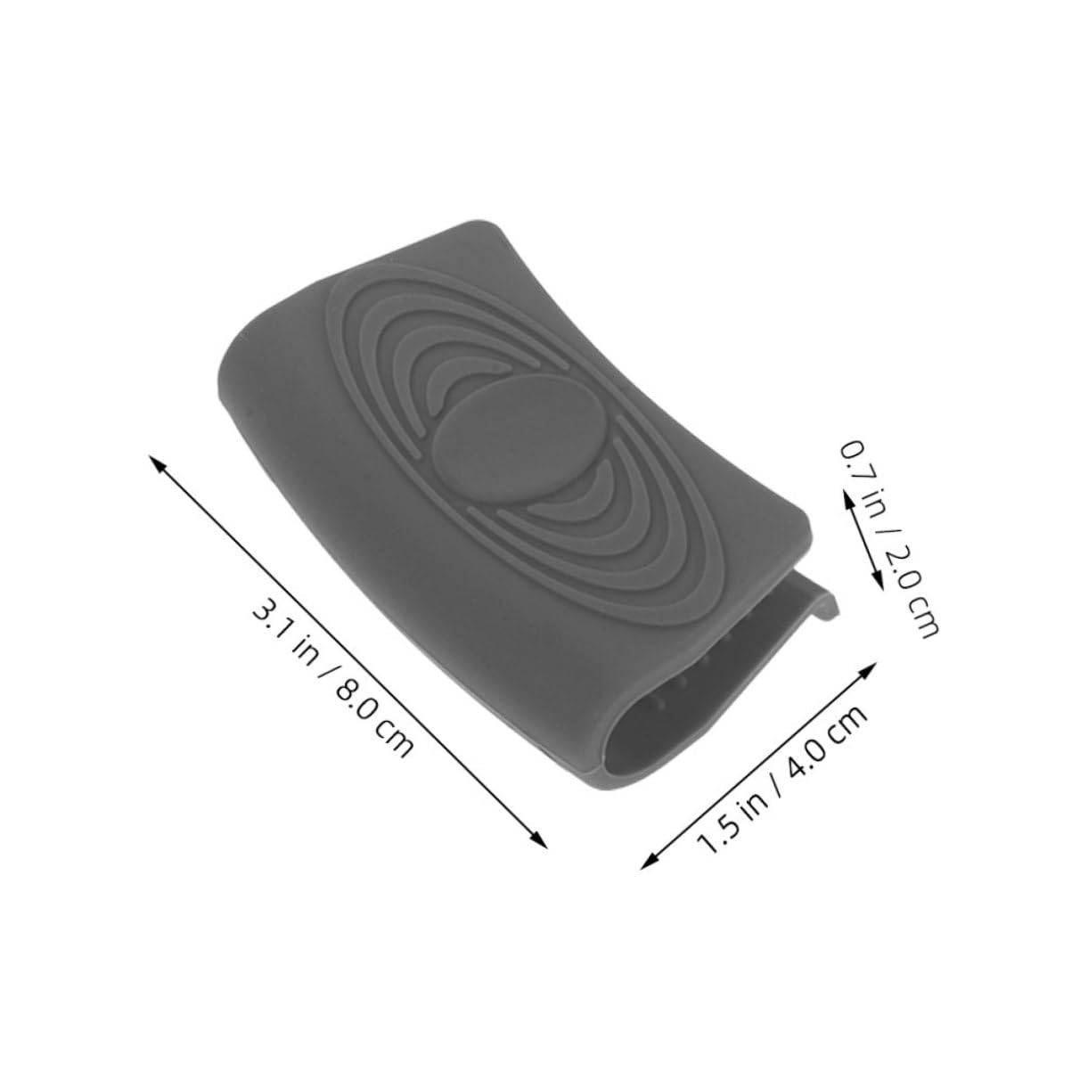 Lot De 2 Ou 4 Manchons Antidérapants En Silicone Pour Poignées De Casserole – Protection Chaleur Jusqu'à 230°C (Noir)