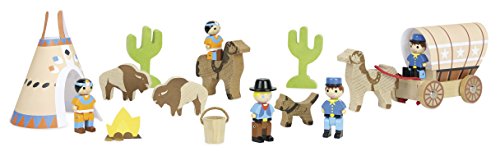41PYc2K6RsL Jeujura - 8068- Jeux de Construction-Far West - Fort et Indiens - 200 Pieces
