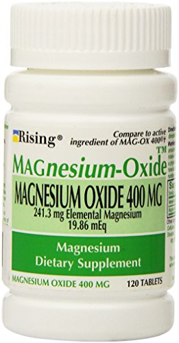 MAGnesium Oxide 400 mg Dietary Supplement Tablets - 120 Tablets MAGnesium Oxide 400 mg Dietary Supplement Tablets - 120 Tablets