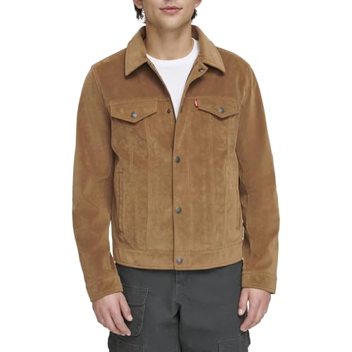 Image of Levi's Men's Faux Leather Classic Trucker Jacket