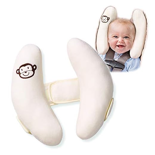 Adjustable Travel Pillow for Kids Toddler, Portable Head Support for Car Seats for Newborn, Head Support Pillow for Baby, Headrest Pillows for Cars, Rest Baby's Head Comfortably
