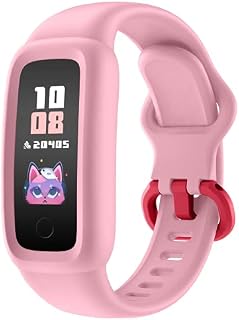 BIGGERFIVE Vigor 2 Fitness Tracker Watch for Kids Girls Boys Ages 5-12, Activity Tracker, Pedometer, Heart Rate Sleep Monitor, IP68 Waterproof Calorie Step Counter Watch, Alarm Clock, Great Kids Gift