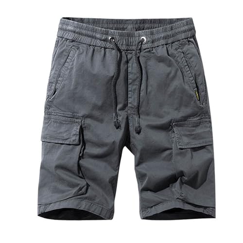 Short cargo décontracté pour hommes style trois avec taille extensible confortable