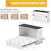 WJFORLION Murphy Bed Queen, Foldable Bed Murphy Cabinet with Storage & Charging Station, Bed Frame for Living Room, Guest Bedroom