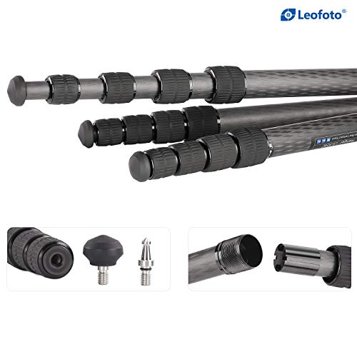 Leofoto Ls-365C Camo Cf Travel Tripod & Lh-40 Ball Head 5 Section Ranger Series Carbon Fiber #TOP6