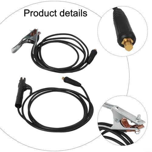 Cable de pinza de masa de 300A para inversor MMA resistente de 3 metros 8