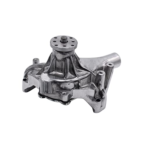 1 Set Shlpdfm Polished High Volume Aluminum Long Water Pump Fits For Small Block Chevy Sbc 283 327 350 383 400 V8 #TOP1