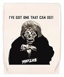 Respectueux de la nature Enigmae They Live - Ive Got One That Can See Sac de Sport en Coton avec Cordon de Serrage Sport Cotton Beige Bag