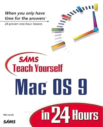 Sams Teach Yourself Mac OS 9 in 24 Hours book cover
