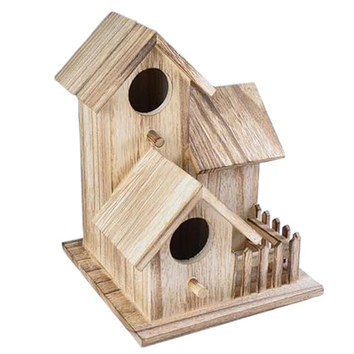 Nichoirs à oiseaux extérieur bois étanche avec entrée protégée - 2