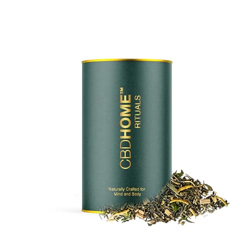 Grüner Tee mit Hanf - 100 g - Natürliche Kräuter - XL-Format - Bis zu 50 Tassen - Frische...