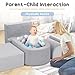 whiffee Foam Climbing Blocks for Toddlers 1-3, Toddler Climbing Toys Indoor, Climbing Toys for 1 Year Old, Kid Baby Climbing Blocks with Ball Pit, Soft Play Set Playground (Balls not Included) (Grey)