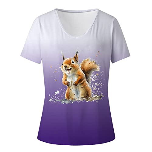 Camisetas listradas femininas com manga pétala, gola V, manga curta, camisetas de beisebol, lindas c