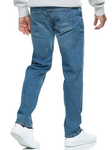 Indicode Herren INSantino Jeanshose aus 99% Baumwolle | Denim Stretch Jeans Männer Medium Dark Cloud, 33/32